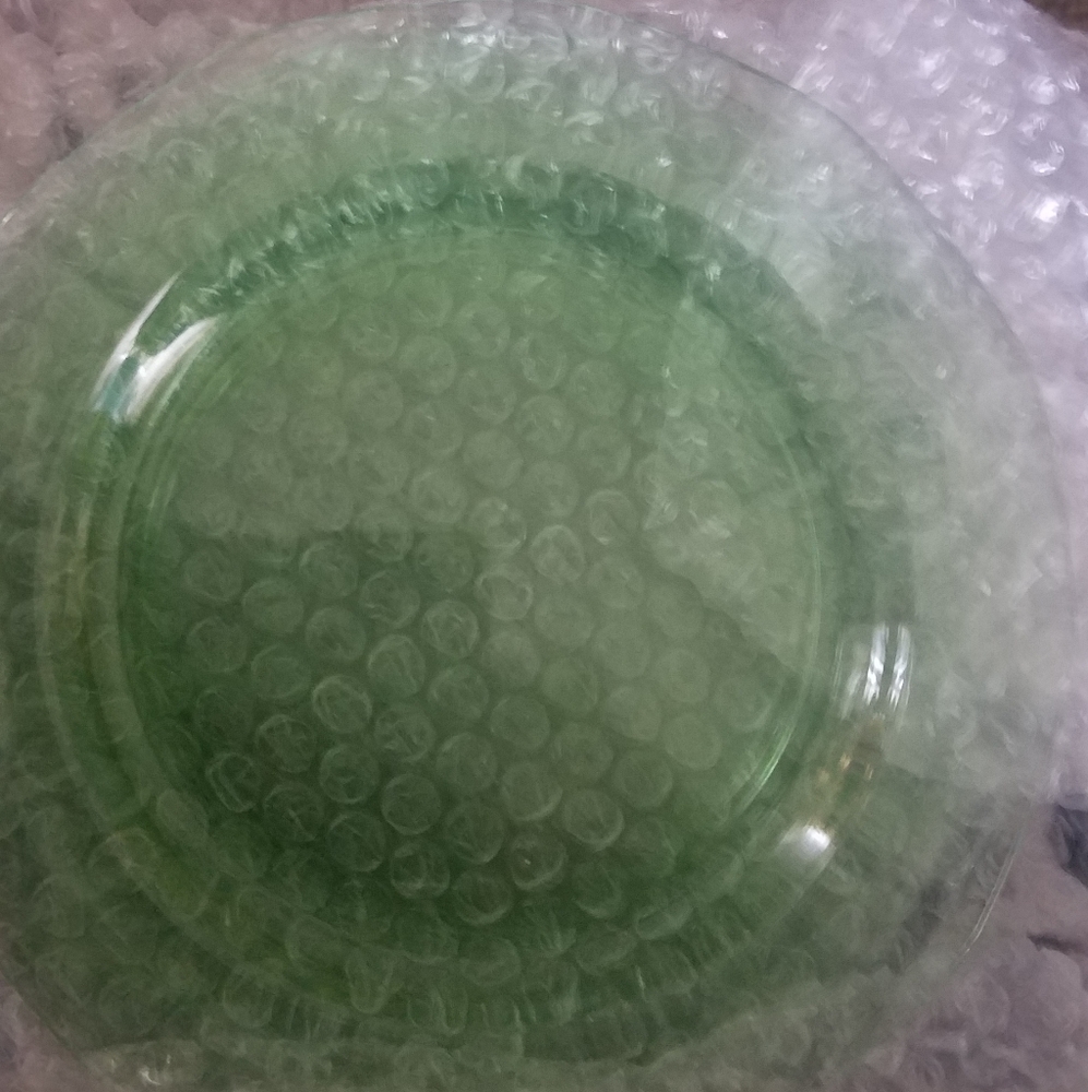 8" Depression era salad plates
